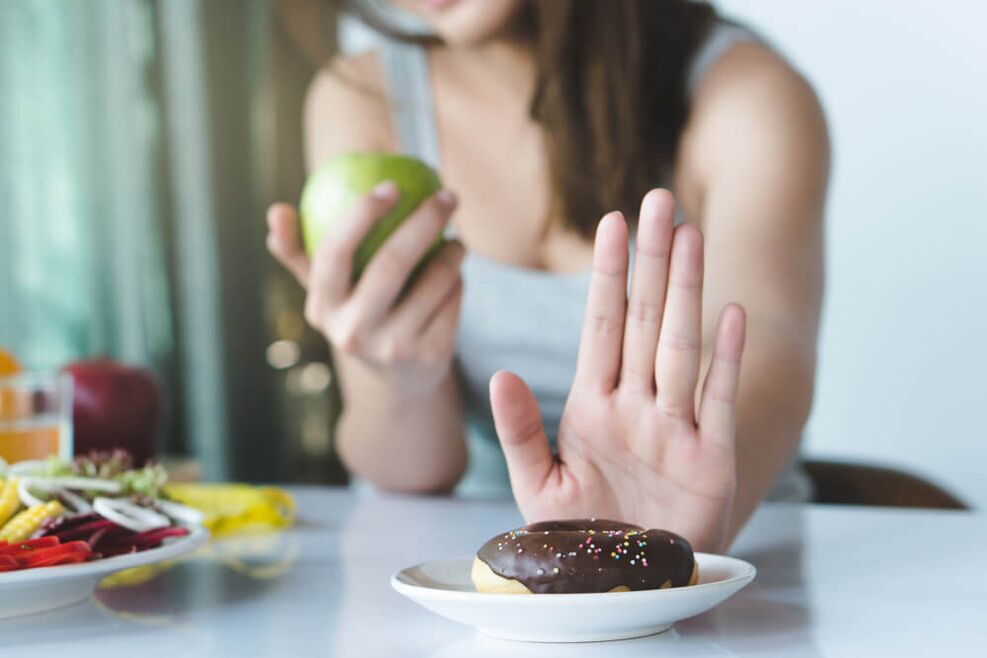 Evite los dulces en la dieta de Dukan